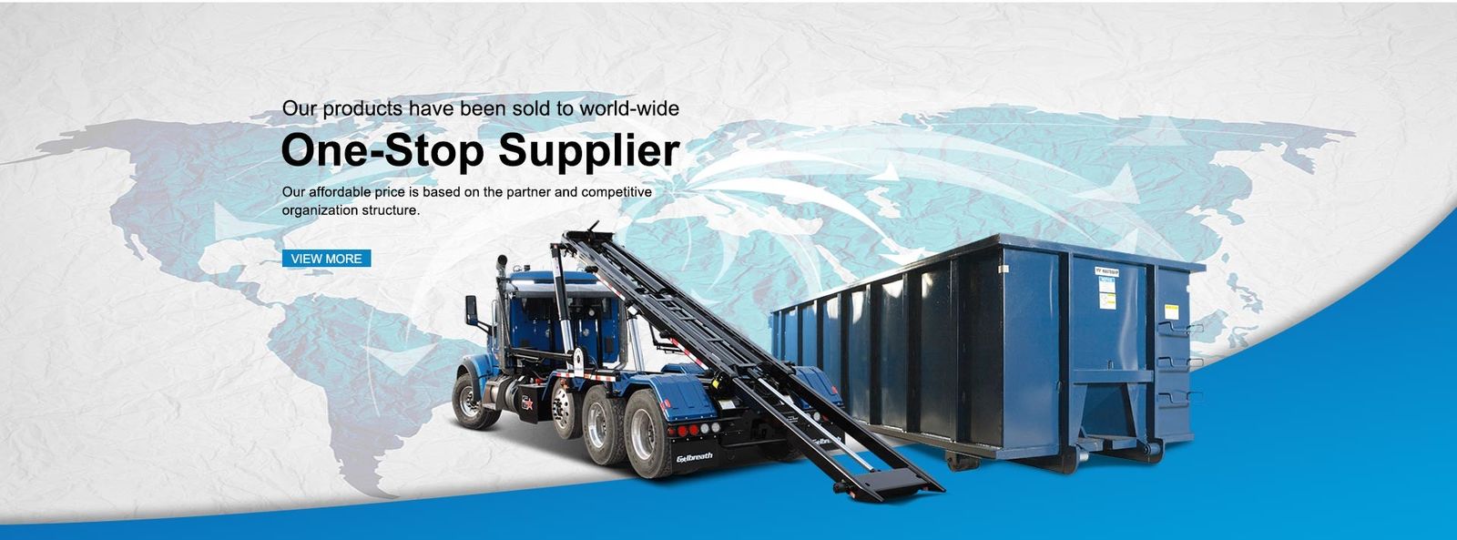 chất lượng Bộ phận Roll Off Dumpster nhà máy sản xuất