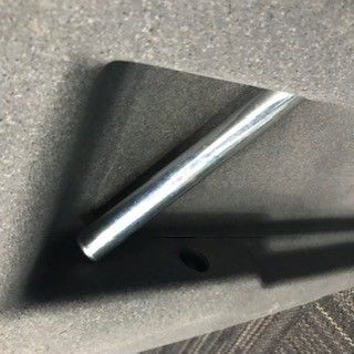360 Degree Rotating Steel Stop Bar Trash Can Replacement For Plastic Trash Can