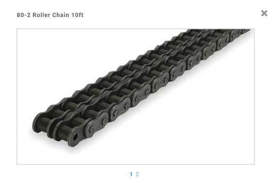 Customer Refuse Truck Parts Carbon Steel Roller Chains For Refuse Trucks