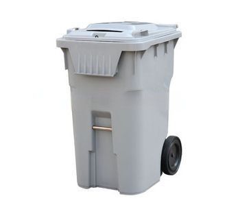 360 Degree Rotating Steel Stop Bar Trash Can Replacement For Plastic Trash Can
