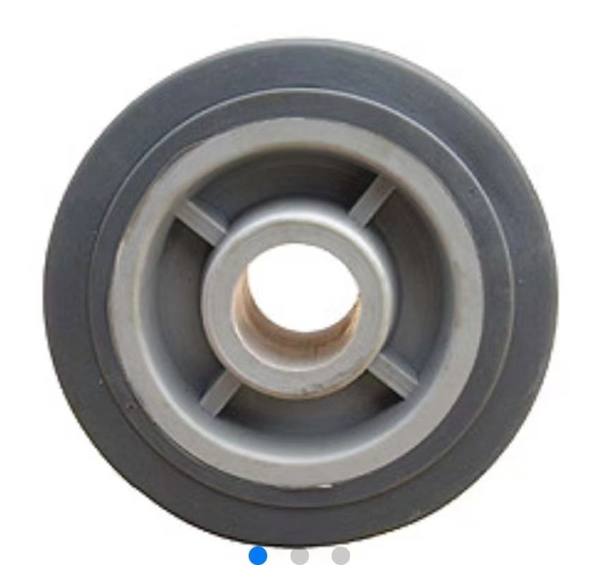 Polyolefin Core Caster Parts Thermoplastic Rubber Wheels