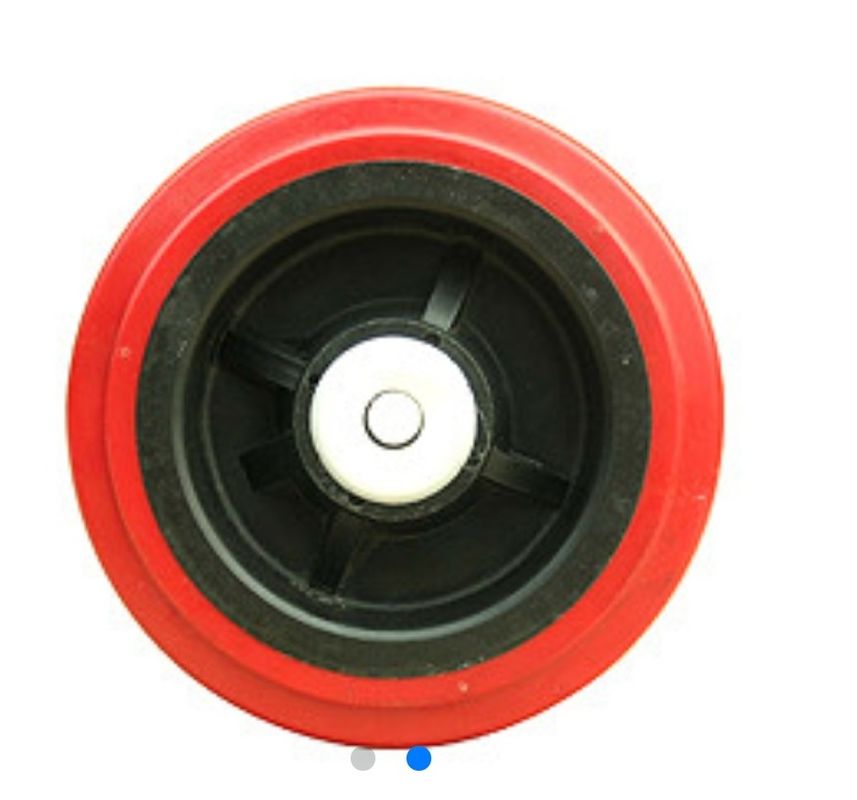 5 6 8 Inch Polyurethane Caster Wheels Plastic Core