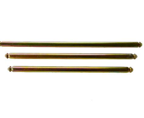 Galvanized Full Hollow Axle With Closed End Wheelie Bin Spare Parts