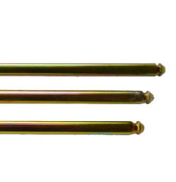 Zinc Coating Hollow Trash Can Axle 552mm Wheelie Bin Axle Kit