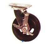 900 Pound 6 Inch Casting Dumpster Caster Wheels With Side Brake