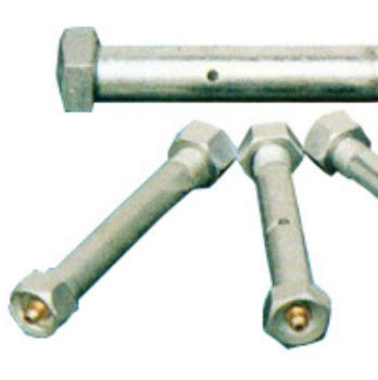 4-1/2 Inch Zerk Axle With Nut Caster Wheel Accessories