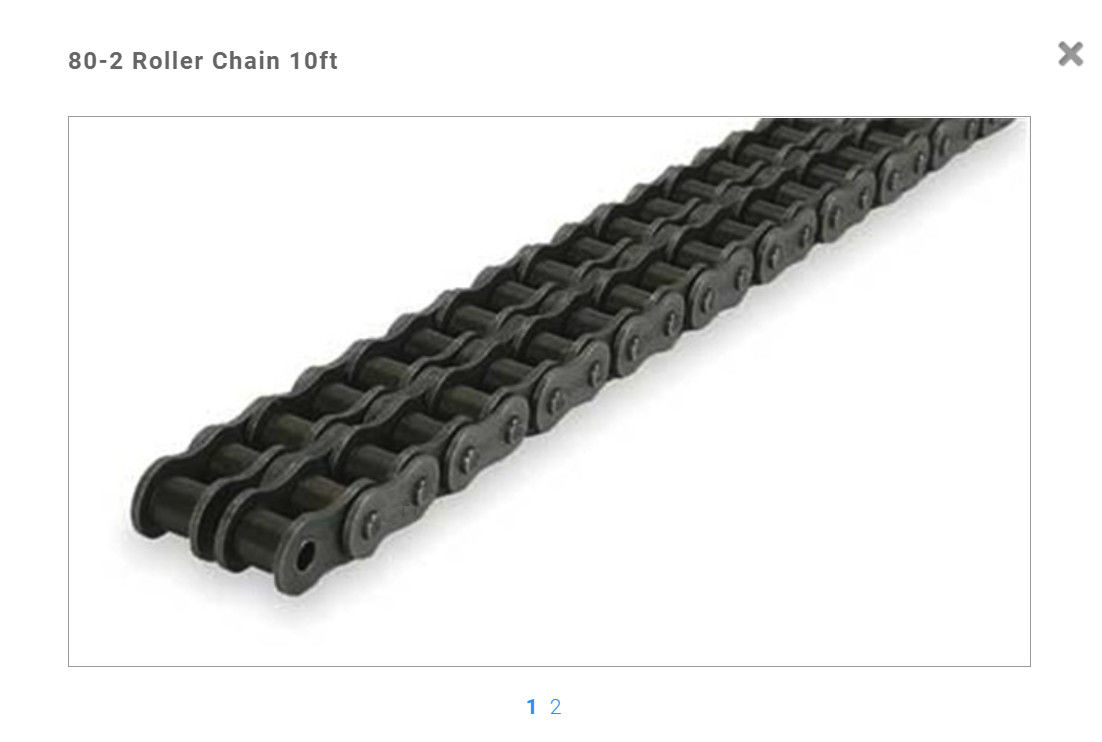 Customer Refuse Truck Parts Carbon Steel Roller Chains For Refuse Trucks